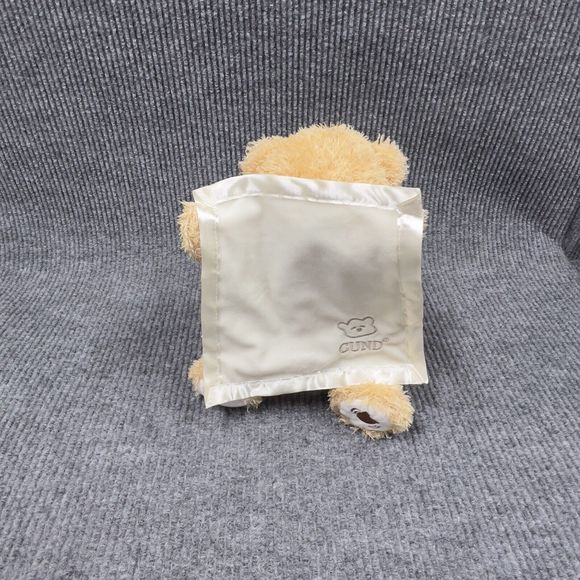 Baby GUND Peek A Boo Brown Teddy Bear 11” Plush Animated Stuffed Animal Toy - Picture 5 of 13